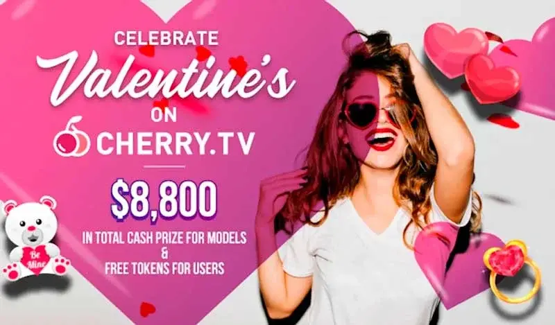 Cherry.tv promociona USD 8800 en regalos por el Día de San Valentín