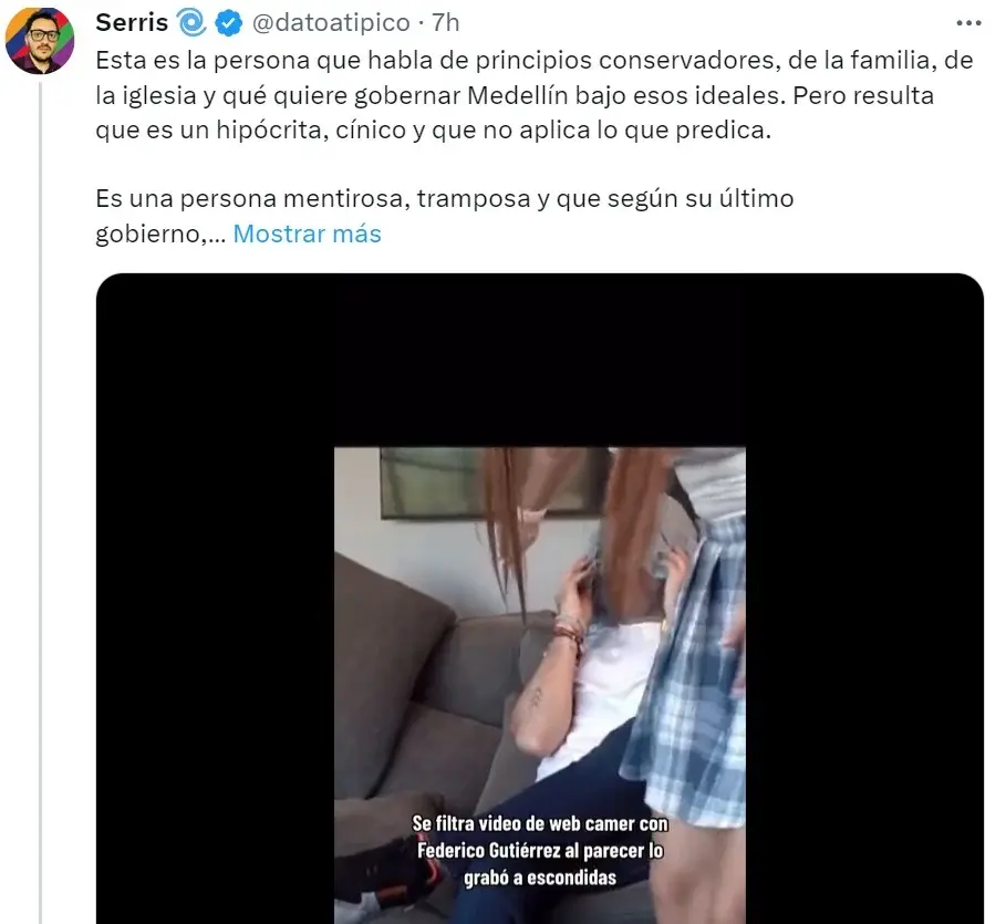 "Video filtrado" entre Fico y modelo webcam es falso