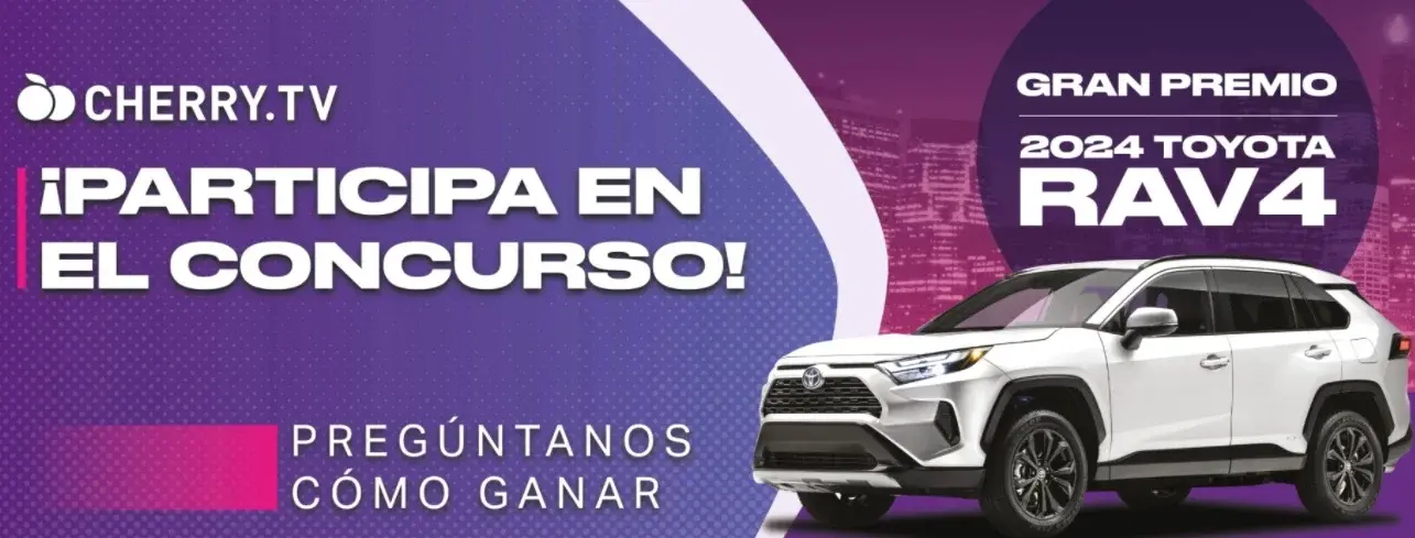 Con Cherry.tv te podrás ganar una camioneta Toyota 2024