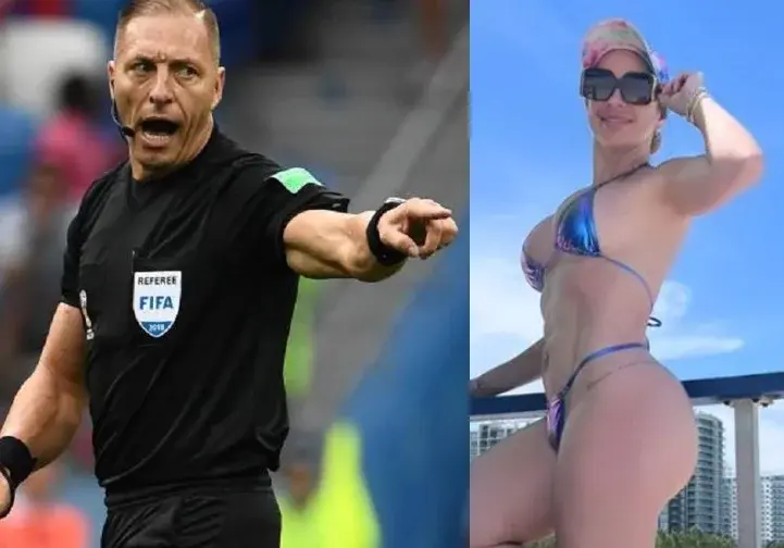 Esposa de exárbitro "odiado" por colombianos tiene OnlyFans