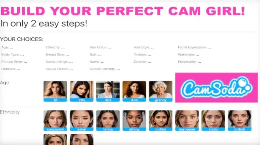 Puedes crear a la novia de tu sueños en CamSoda