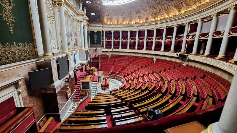 Hemiciclo de la Asamblea Nacional de Francia